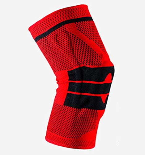 Genouillère sport rouge XL haute performance pour squat et basket