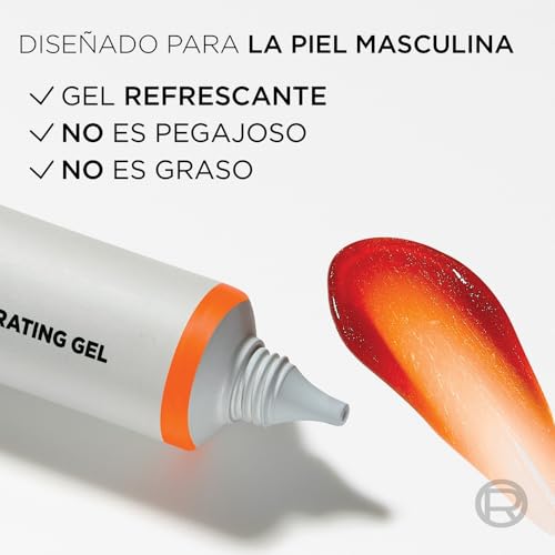 Miniatura 6 de L'Óréal Paris, Men Expert Hydra Energetic, Gel Hidratante, Hidratación 24H, con Vitamina C, para una Piel de Apecto Saludable, Realza el Tono Natural del Rostro, Aporta Luminosidad al Instante, 40ml