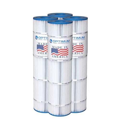 Optimum Pool Technologies® Pool Filter 4-Pack, Compatible Replacement for Pentair® Clean & Clear Plus 420 178584, R173576, Unicel C-7471, Pleatco PCC105, & Filbur FC-FC-6470, FC-1977 Filter Cartridges
