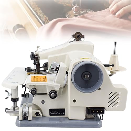 Máquina De Coser Portátil De 1200 RPM, Máquina De Dobladillo De Puntada Invisible Eléctrica con Paso De Aguja De 3 a 8 Mm, Máquina De Bordar para Tiendas De Ropa, Fábricas, Lavanderías Y Sastrerías