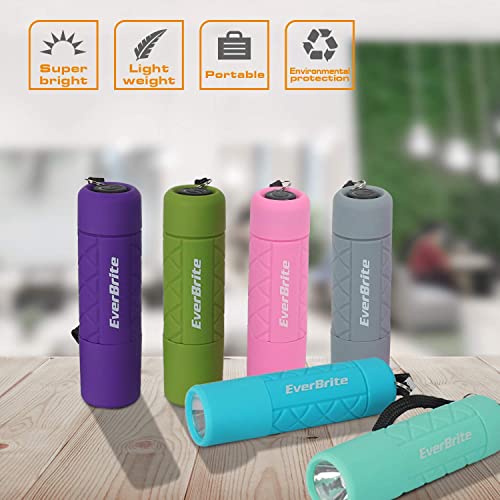 Everbrite 18-Pack Mini Led Flashlight Set, Handheld Torches For Kids, Suitable For Hurricane, Camping, Night Reading, Party, Backpacking, Outages, Lanyard & 54 Aaa Batteries Included #TOP4