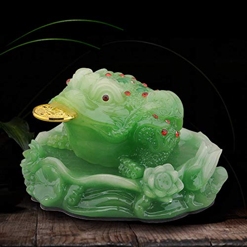 Crapaud de fortune argenté pour décoration de tableau de bord de voiture