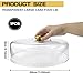 DOERDO Cake Dome Cover 11inch Plastic Cake Stand Cover Round Display Cake Plate Serving Platter for Home Kitchen Party, 11x3.1inch