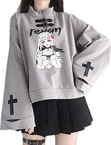 Amazon 病みかわいい パーカー トレーナー ワイドスリーブ 十字架 デザイン レザーバックル Jkスタイル 長袖 チャイナ風 ゴスロリ 原宿系 10代 代 病みかわいい服 パーカー レディース トップス 病みかわ 春 秋 冬 ファッション ロリータ グレー 灰色ゴスロリ Amazon 病みかわいい パーカー トレーナー ワイドスリーブ 十字架 デザイン レザーバックル Jkスタイル 長袖 チャイナ風 ゴスロリ 原宿系 10代 代 病みかわいい服 パーカー レディース トップス 病みかわ 春 秋 冬 ファッション ロリータ グレー 灰色ゴスロリ