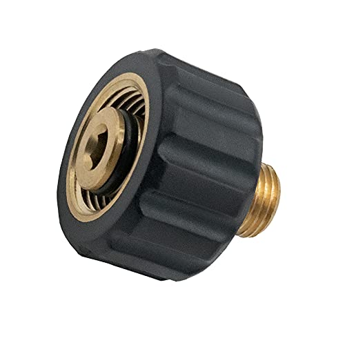 Fai Top Adaptador Rosca Macho,Lanza Espuma Nieve Hembra 1/4',Generador de Espuma Dispensador de Jabón Botella Conector,Acoplador Macho Compatible con Karcher Serie HD Hds