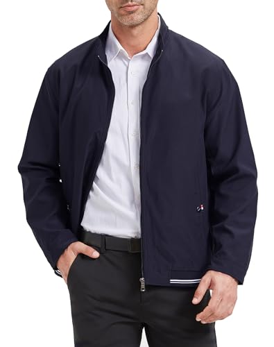 Men's Lightweight Jacket Full-zip Stand Collar Outdoor Casual Jacket