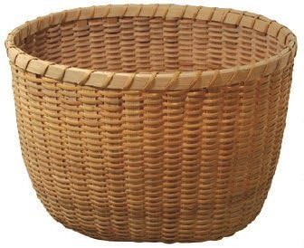Nantucket Bicycle Basket Kit - Brown Cane Basket for Bike Handlebar - 9x11.5x8 Inches - 8 kg Capacity