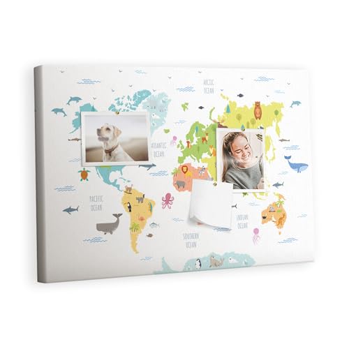 Tableau mural bureau et maison en liège 60x40 pour épingler vos plus beaux souvenirs