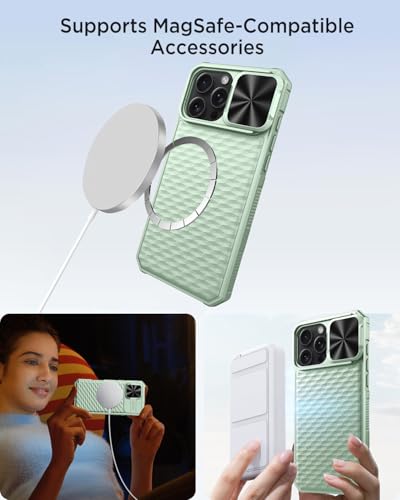Coque iPhone 16 Pro Max anti-rayures objectif grâce au cache coulissant magnétique - 4