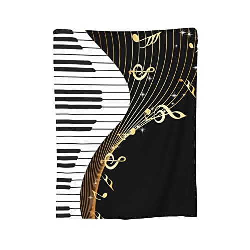 Music Throw Blanket Soft Cozy Plush Warm Fleece Blanket For Sofa Couch Bed 80"X60" #TOP7