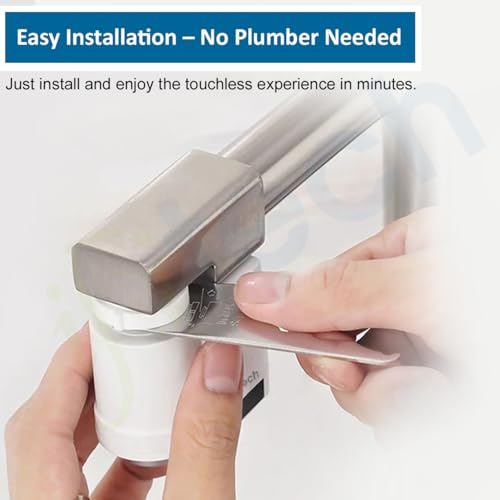 Image of IFITech Touchless Sensor Faucets Adapter | Tap Sensor Faucets for Hands Free Utility Water Saving | Perfect for Kitchen, Bathroom Sinks and Commercial Wash Areas