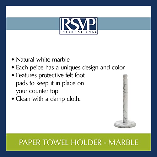 Rsvp International Kitchen Collection Countertop Paper Towel Holder, Marble 5.13 X 12.75 #TOP5
