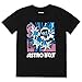 PlayStation Astro Bot Video Game Toddler Boys 2 Pack T-Shirts Black/Blue 4T