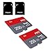 256GB Micro Memory Cards Class 10 TF Card with Adapter Class 10 High Speed Mini Memory Card for Smartphones/Camera/Tablet 2-Pack