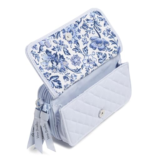 Image of Vera Bradley Women's Cotton All in One Crossbody Purse With RFID Protection