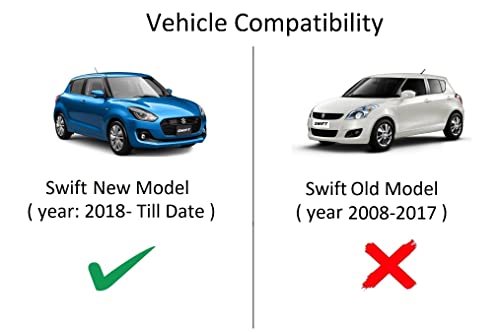 Image of Auto Hub Premium 7D car mat Maruti Swift (Model: 2018-Till Date), Luxury Double-Stich 7d Car Floor Mat Complete Set, 100% Waterproof and Washable, Color : Beige