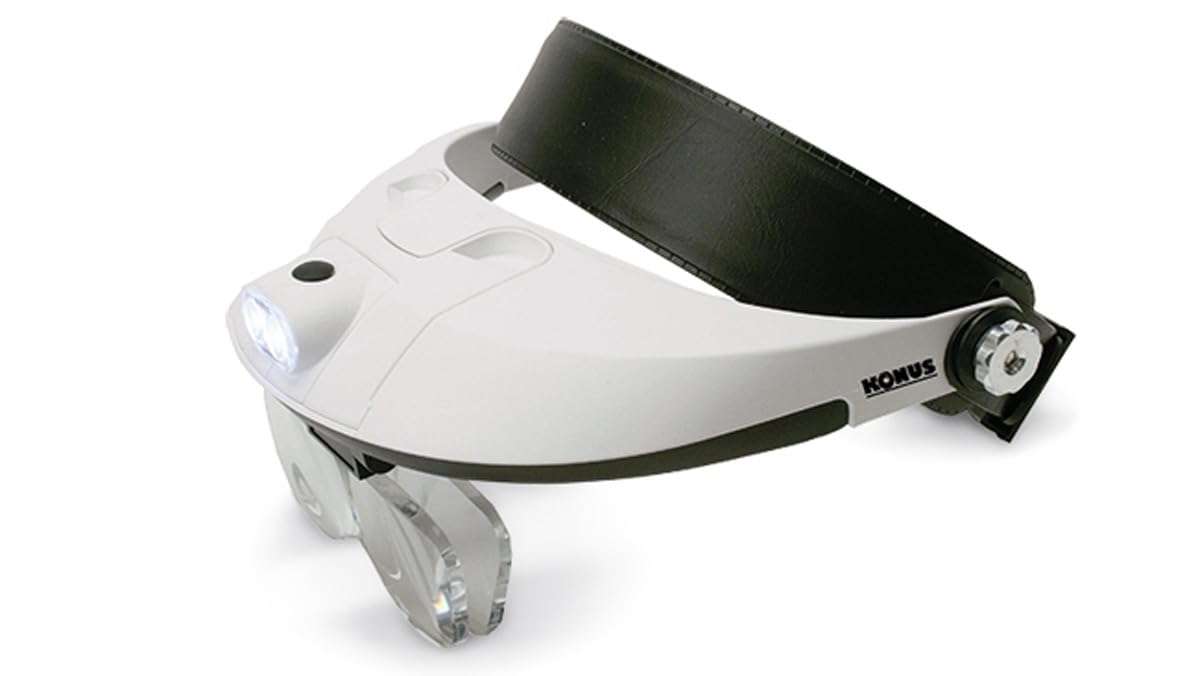 KONUS | VUEMAX-2 Visiera Frontale Munita di Luce LED Estraibile e 5 Lenti Intercambiabili
