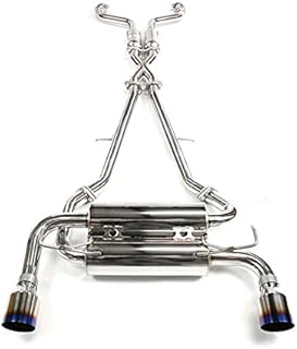 Invidia HS07IG7GIS Gemini Cat-Back Exhaust System with Stainless Steel Rolled Tip for Nissan G37 Coupe