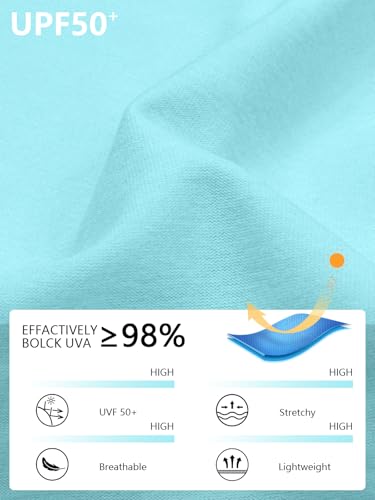 Image of Mens UPF 50+ UV Full Zip Sun Protection Hoodie Jacket With Thumb holes Cooling Lightweight Fishing Hiking Cooling Shirts men