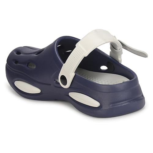 Image of Kraasa Glide Gear Men's Eva Casual Clogs for Everyday use | Sandals with Adjustable Back Strap | Lightweight, Comfortable | Stylish and Waterproof Mules