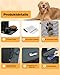 Reerooh Hundebox XL 81x 58 x 58cm, Faltbar Hundetransportbox Inkl.Hundenapf, Tragbare Hundetasche für Reisen, Hunde und Katzen Auto Haustiertransportbox