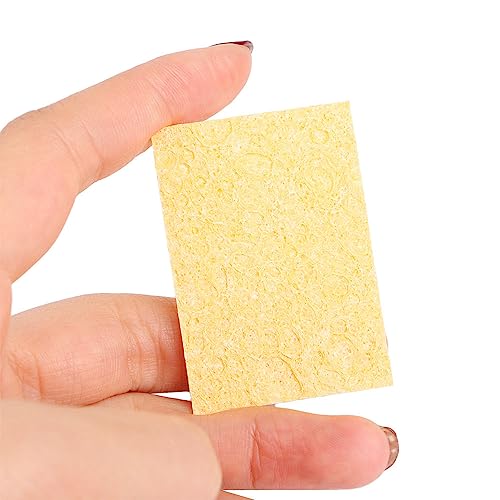 Image of Leadigol 10Pcs Cleaning Sponge Solder Tip Welding Clean Pads,Cleaning Sponge Welding Accessories Soldering Iron For Electric Welding Square Solder Tip Cleaning Sponge