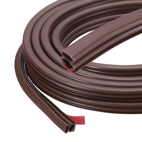 Nexarelle Weather Stripping Seal Strip 16.4ft x 0.39" Fits 8-10mm Gap 2Pcs