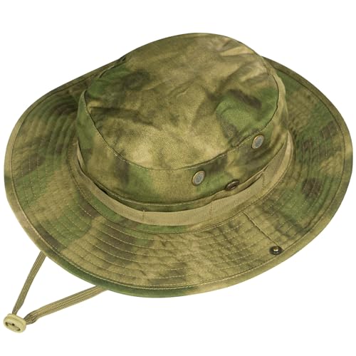 Image of Sun Hats for Men Women Bucket Hat UPF 50+ Boonie Hat Foldable UV Protection Hiking Beach Fishing Summer Safari