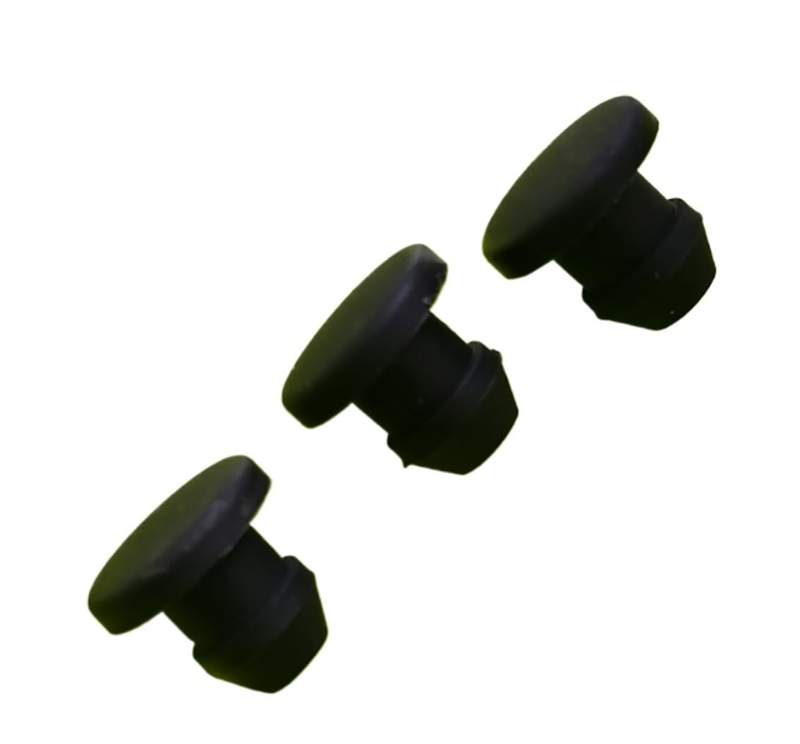 Jieyuzyuo 10Pcs Black Silicrubber T-Type Plug A Size 4.5Mm To 50.6Mm,Hole Caps Cover Snap-On Gasket Blanking End Caps Seal Stopper/10Pcs/22Mm