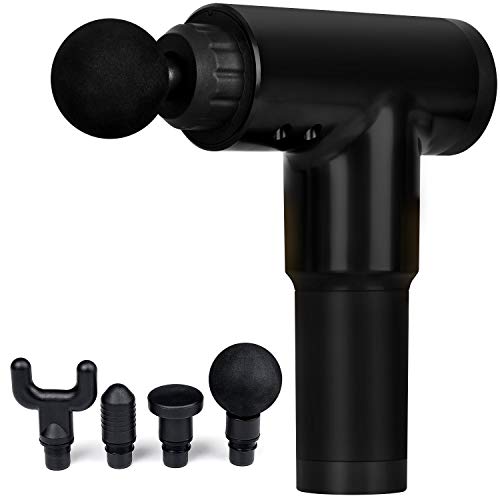 Massage Gun, 6 Speeds Cordless Handheld Deep Tissue Muscle Massager, Chargeable Percussion Device Super Quiet