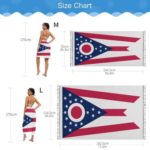 Bañador Ohio State mujer traje de baño bandera Oh 6