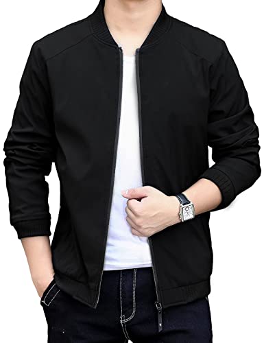 Lentta Men's Slim Fit Lightweight Softshell Bomber Jacket Coat Fall Jackets For Men2