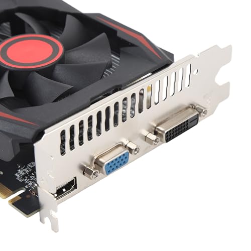 Scheda Grafica da 550Ti da 6 GB, Scheda Grafica GDDR5 192 Bit per PC da Gioco, Doppia Ventola PCIe 2.0 16x Scheda Video Slot Slot con Interfaccia DVI VGA HDMI, Risoluzione - Scheda video - Immagine 6