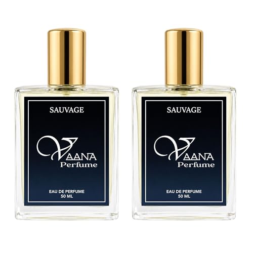 Image of Sauvage Long Lasting Fragrance Spray for Men & Women | Suitable in Travel & Special Occasions 50 ml Pack of 2