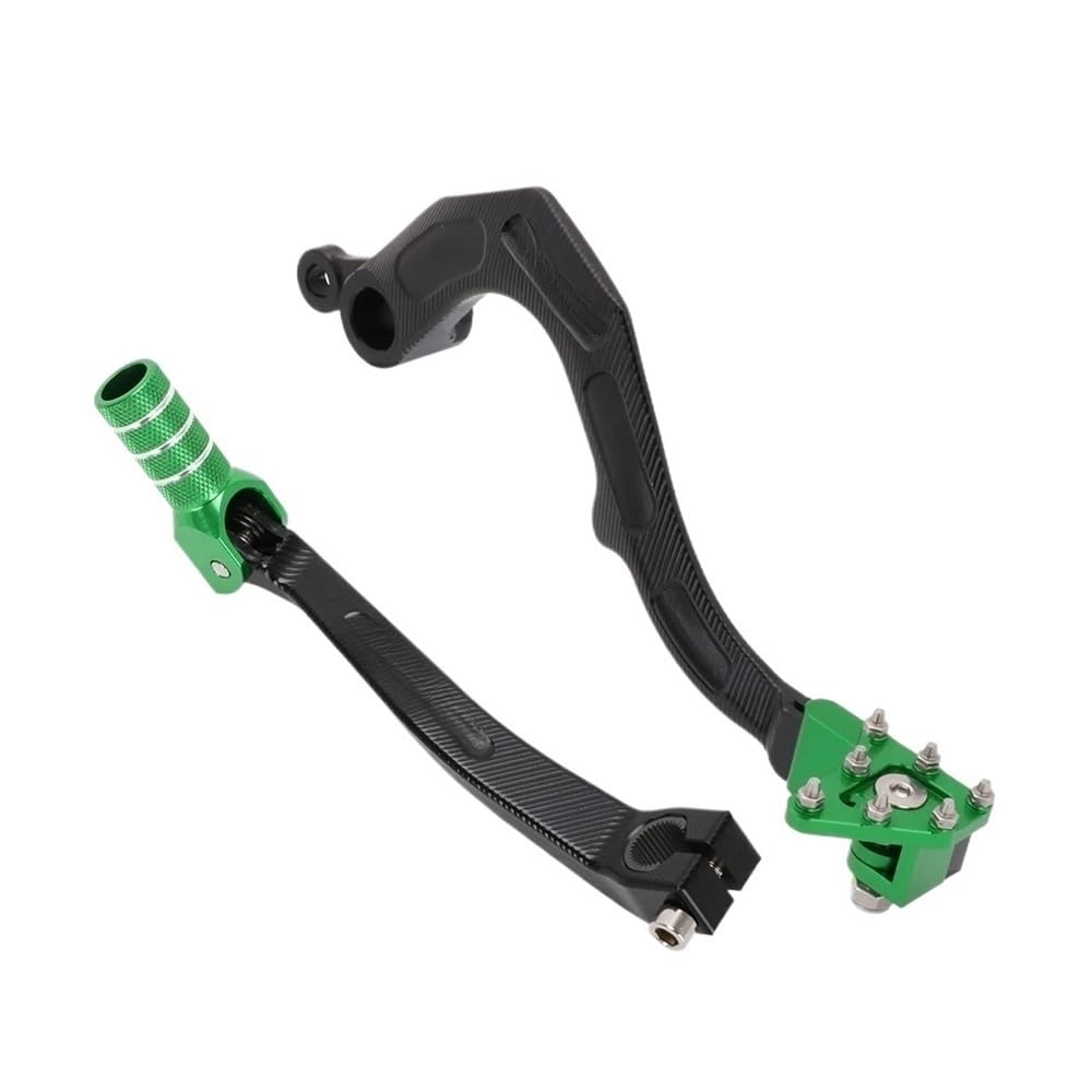 Dagmara Set Gear Shifter Levers Kickstart 2009-2018 Motorcycle Folding Shifter Shift Lever Anti-Fall Foot Brake Pedal For Kx450f Kx Kxf450 450F Kxf 450