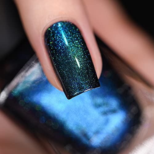 Image of ILNP Spellbound - Teal to Green Holographic Nail Polish