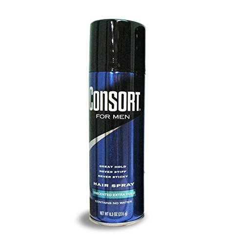 Consort For Men Hair Spray Unscented Extra Hold 8.30 oz (Pack of 6)