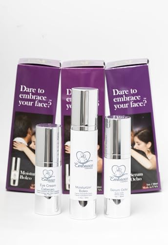 Embrace Kincare Collection I - Includes Eye Cream Cabeceo, Serum Ocho, and Moisturizer Boleo