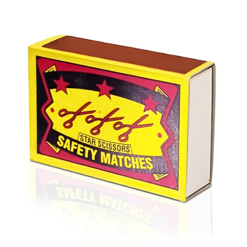 Safety Matches | Wooden Matchsticks for Kitchen Home & Daily Use | One Matchbox