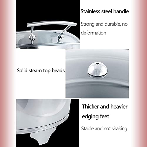 JTYDFG Chafing Dish Speisenwärmer, 9L Chafing Dish Set Edelstahl Buffetwärmer Elektrisch Gross für Partys, Bankette und… – Bild 7