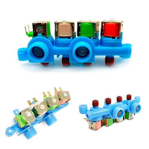 Catálogo de Lavadora Marca Easy comprados en linea. 42 Electroválvula Original Aqua Saver Kraken 4 Bobinas para Lavadora Kraken | Compatible Easy, Aqua Saver | Reemplaza K-78354, WH13X26637, 290D1232G001 | 120V