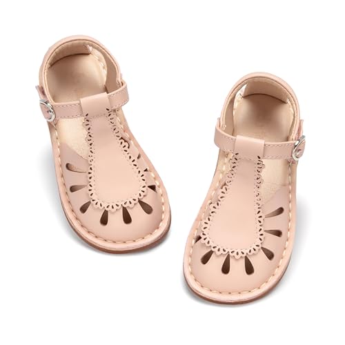 Image of THEE BRON Toddler Girls Espadrilles Sandals Hollow Out Rustic Dress Shoes
