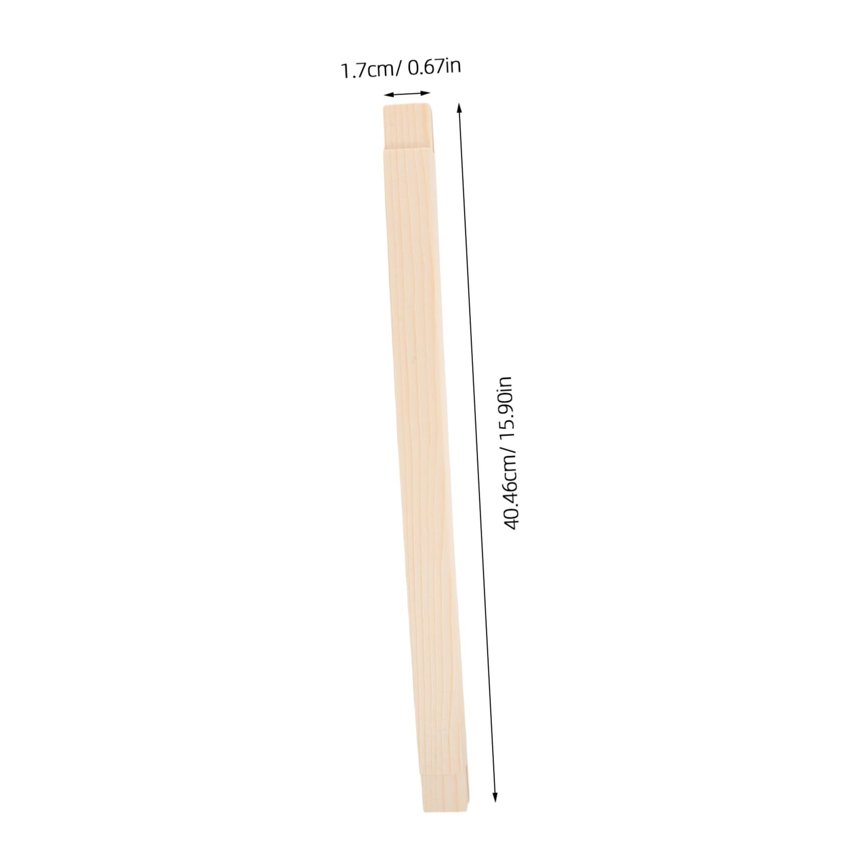 24 Szt. Wooden Stretcher Bars for Needlework Smooth Frame Rods with Thumbtacks And Screws Adjustable Tension for Cross Stitch And Embroidery