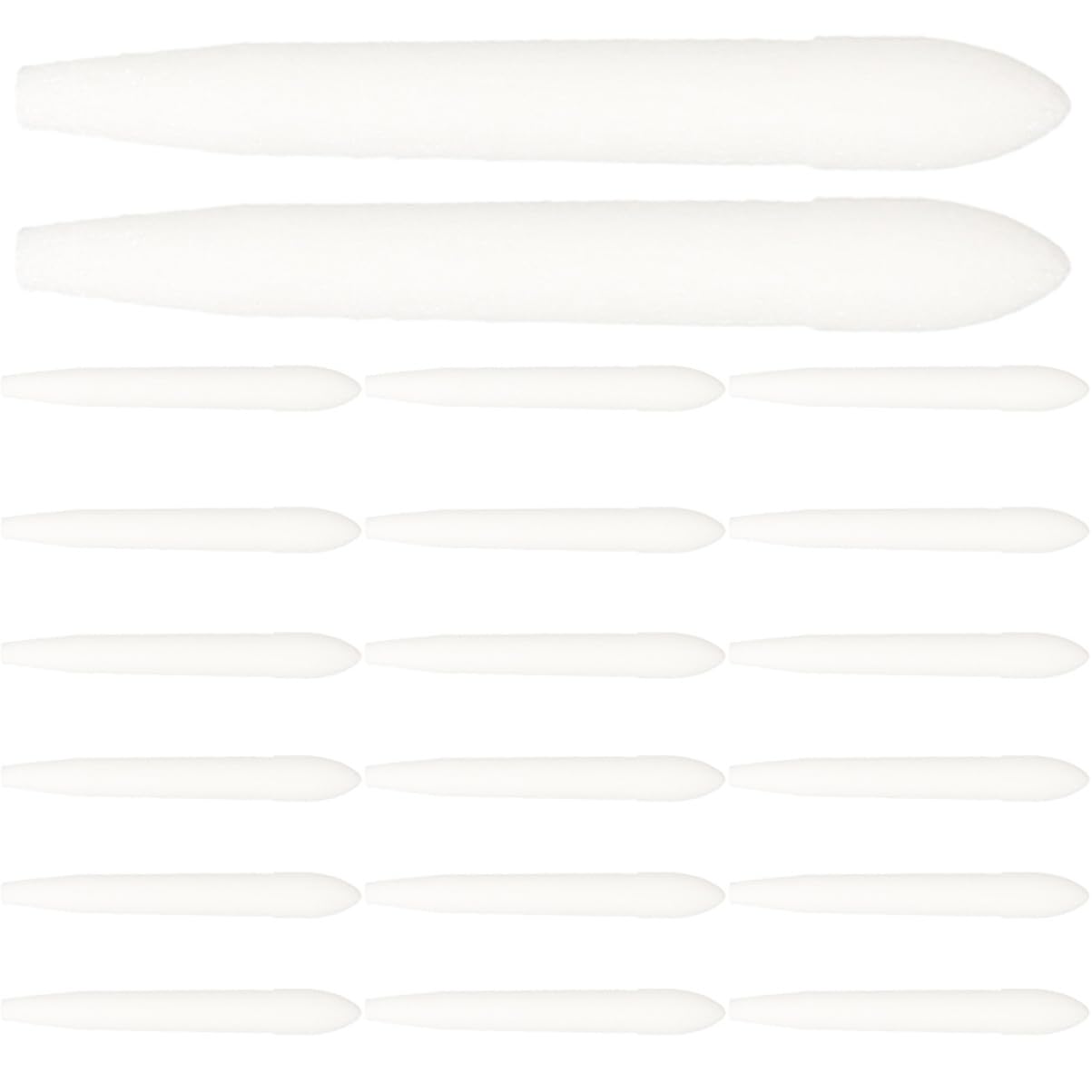 OSALADI Extend Marker Life 20pcs Fiber Crafted Replacement Nibs for Acrylic Paint Pens Stylus Fine Tip Markers Touch up Paint Pens Tips