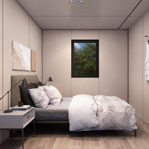 40ft Prefabricated Folding Tiny Home for Sale Mobile Modular Container House Expandable Cabin with 1-3 Bedrooms 1 Living Room 2 Bathrooms Kitchen Kit for Family Outdoor Living or Office Use - Image 4