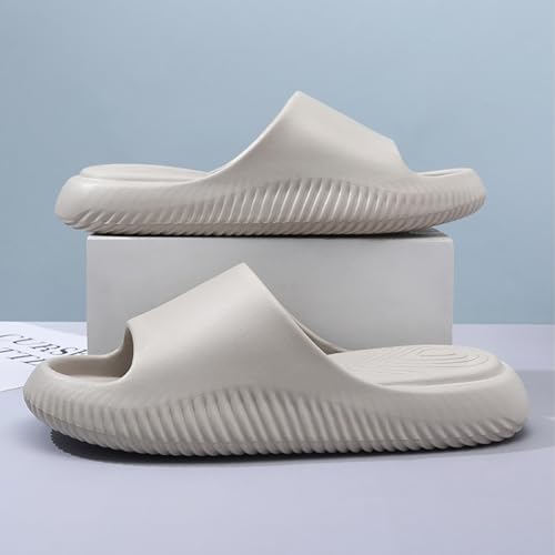 Men's Slides Thick Padded Sole Soft Cushion Sandals Anti-Slip Home Beach Dorm Slide Shoes2
