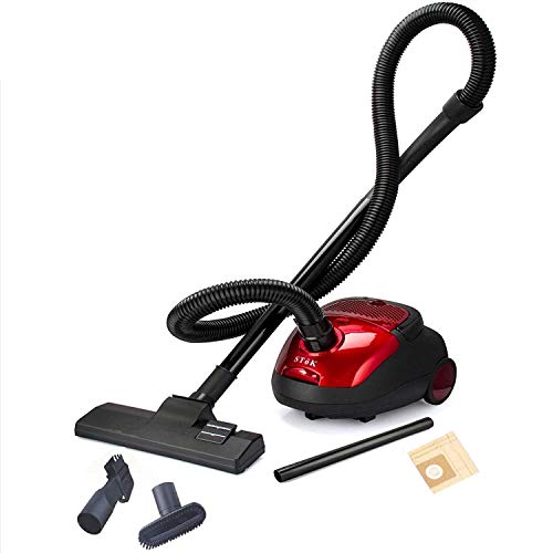 Image of SToK 1200-Watt Vacuum Cleaner for Home Use with 4 Dust Bags (Red)