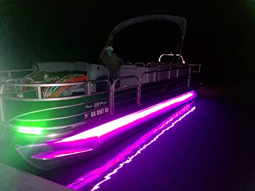 Pimp My Pontoon Boat Neon Lights