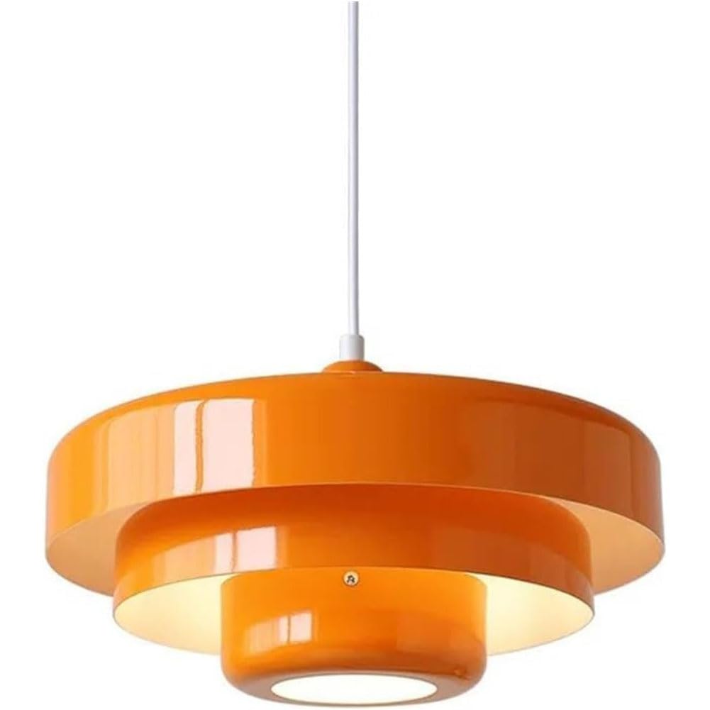Orange, Luminaires De Plafond, Abat-Jour De Suspension Creative Multilayer Iron Art, Lustre De Style Industriel Nordique, Suspension De Décoration De Salon De Bureau