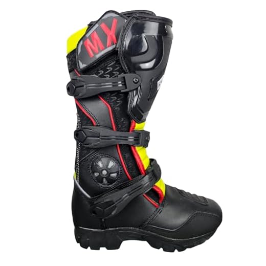 WinNet Stivali Stivaletti per Mini Moto da fuori Strada Cross quad enduro da bambino bimbo (31)